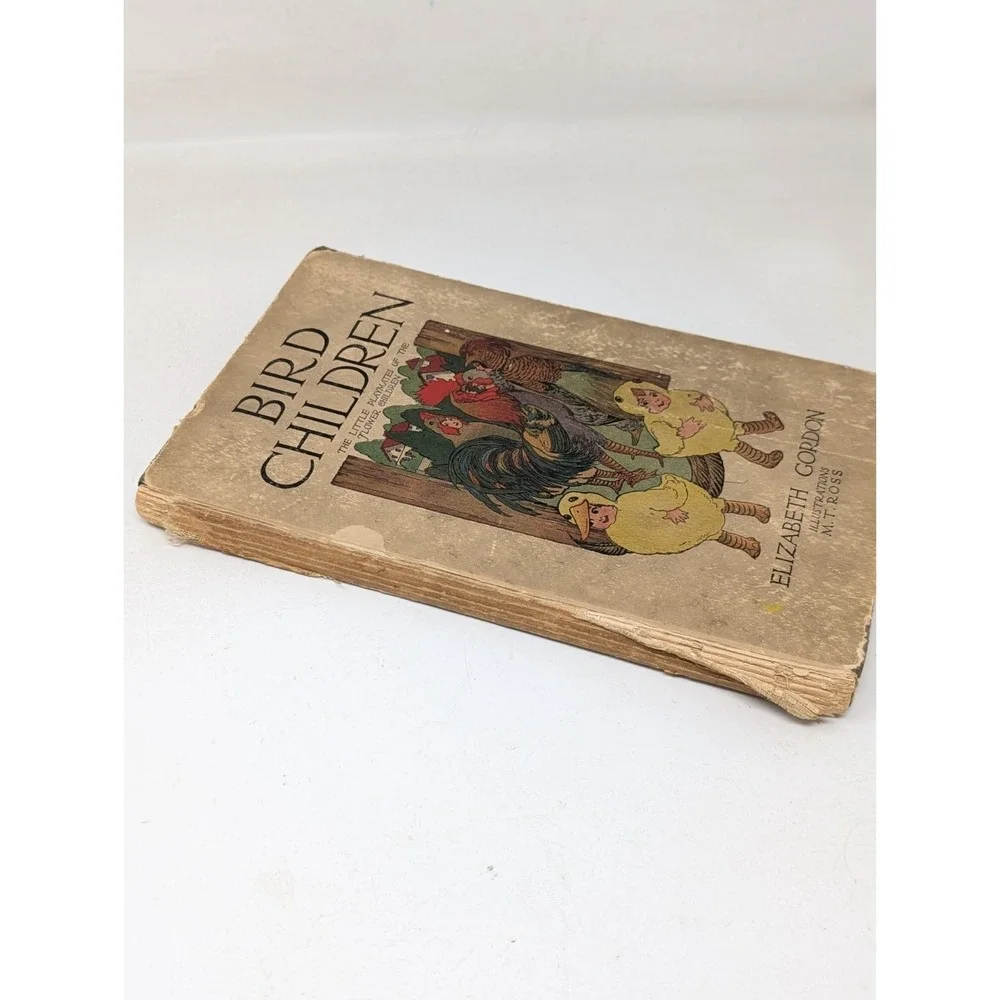 Bird Children By Elizabeth Gordon Antique 1912 Book MT Ross HC‎ 9th edition VTG